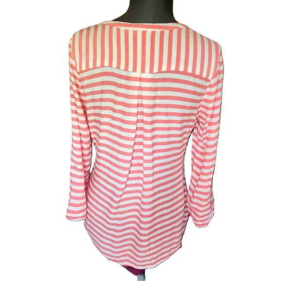 Motherhood Maternity Striped Long Sleeve Blouse Size Small - Picture 8 of 10